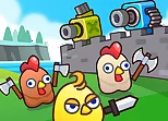 Merge Cannon: Chicken Defense