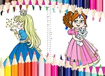 Beautiful Princess Coloring Book