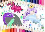 Mermaid Coloring Book