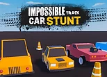 Impossible track car stunt