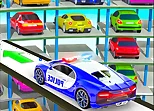 Police Multi Level Car Parking Games