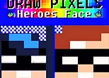 Draw Pixels Heroes Face