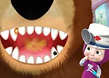 Girl And The Bear Dentist Game