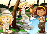 Camping Kids Jigsaw