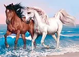 Animals Jigsaw Puzzle Horses