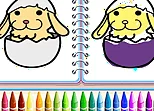 Coloring Bunny Book