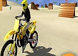 motor cycle beach stunt