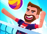 Monster head soccer volleyball Game
