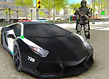 Police cop driver simulator