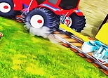 Heavy Duty Tractor Towing Train Games