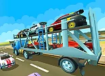 Cargo Euro Truck Drive Car Transport New