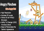 Angry Finches Funny HTML5 Game