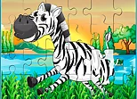 Happy Animals Jigsaw Game