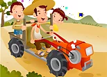 Cartoon Tractor Puzzle