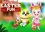 Baby Hazel Easter Fun