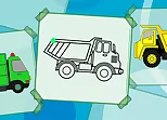 Truck Coloring Book