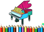 BTS Piano Coloring Book
