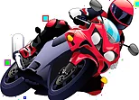Cartoon Motorcycles Puzzle