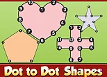 Dot to Dot Shapes Kids Education