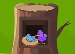 Pink bird recuse