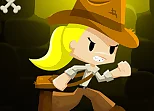 Lara and the skull gold