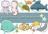 Kids Memory Sea Creatures