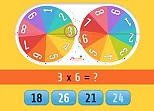 Multiplication Roulette