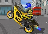 Police MotorBike Race Simulator 3D