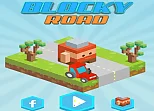Blocky Road Runner Game 2D