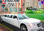 Luxury Wedding Taxi Driver City Limousine Driving