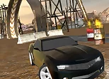 Muddy Village Car Stunt