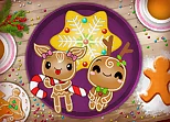 Christmas Gingerbread Color Me