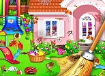 Sweet Home Cleaning : Princess House Cleanup Game