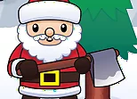 Wood Cutter Santa Idle