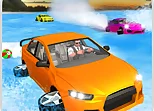 Water Surfer Car Floating Beach Drive Game
