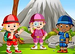 Kids Camping Hidden Stars
