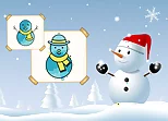 Happy Snowman Coloring