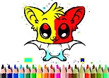 Cute Bat Coloring Book