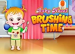 Baby Hazel Brushing Time