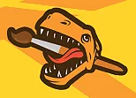 Dinosaur Warrior Coloring