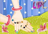 Floral Manicure Decoration