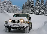 Offroad Snow Jeep Passenger Mountain Uphill Driving