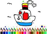 BTS Boat Coloring