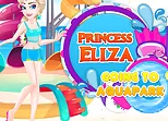 Princess Eliza Going To Aquapark