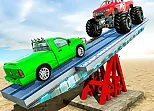 SeeSaw Ramp Car Balance Driving Challenge