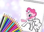 Cute Pony Coloring Book