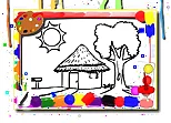 BTS House Coloring Book
