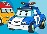 Robocar Coloring Book