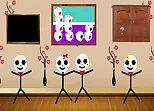 Scary Stickman House Escape