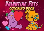 Valentine Pets Coloring Book